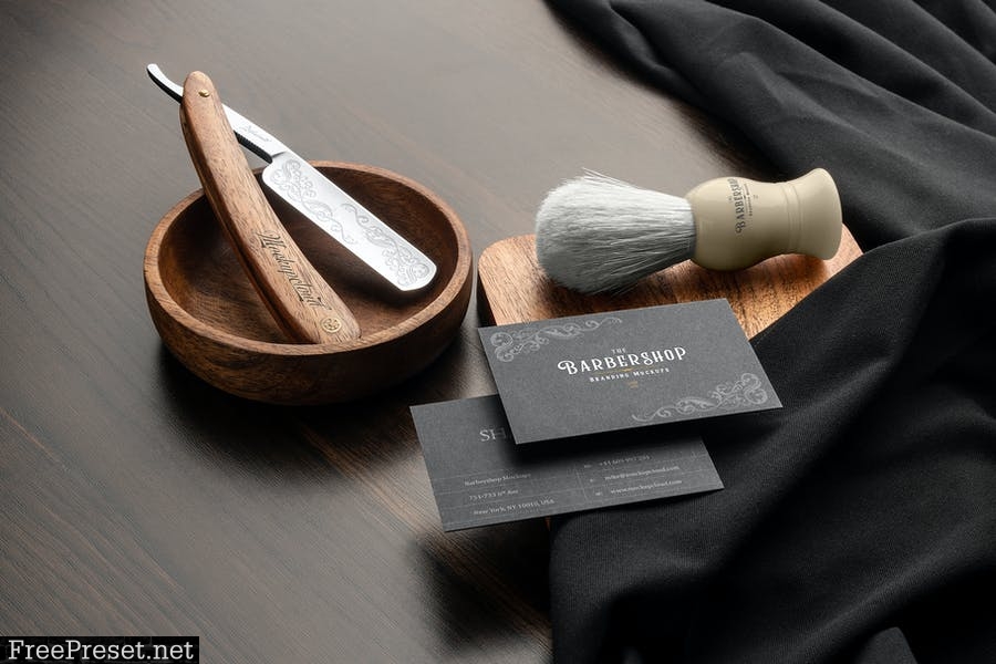 Barbershop Branding Mockups Vol. 2