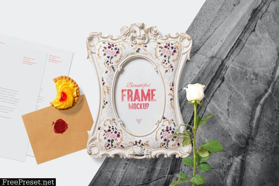 Beautiful Photo Frame Mockups Scenes JDHPDJ