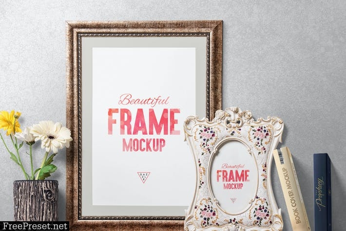 Beautiful Photo Frame Mockups Scenes JDHPDJ