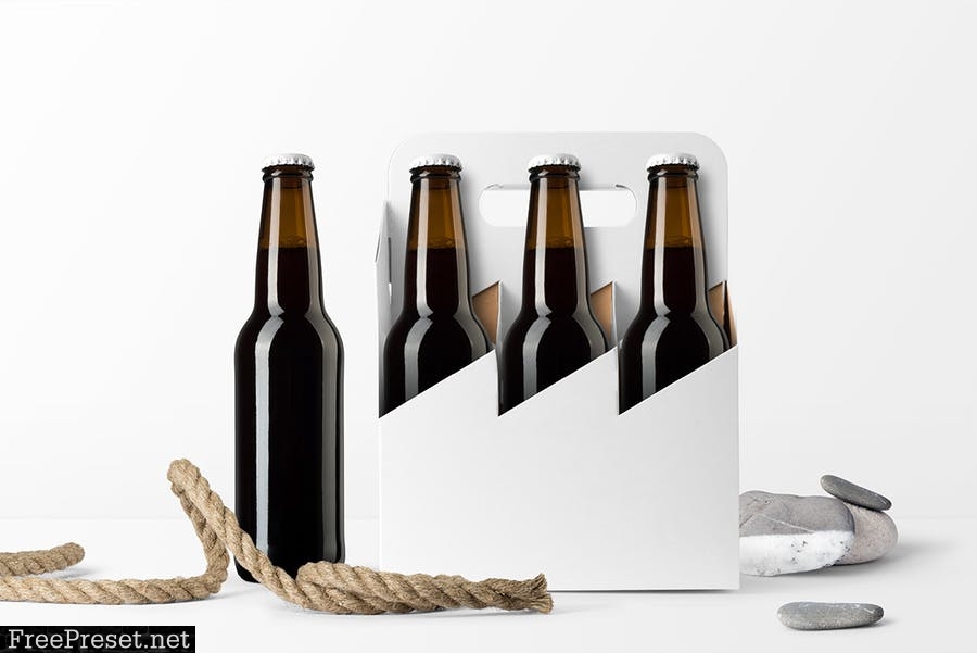 Beer Bottles Mockup 5UZTEJ