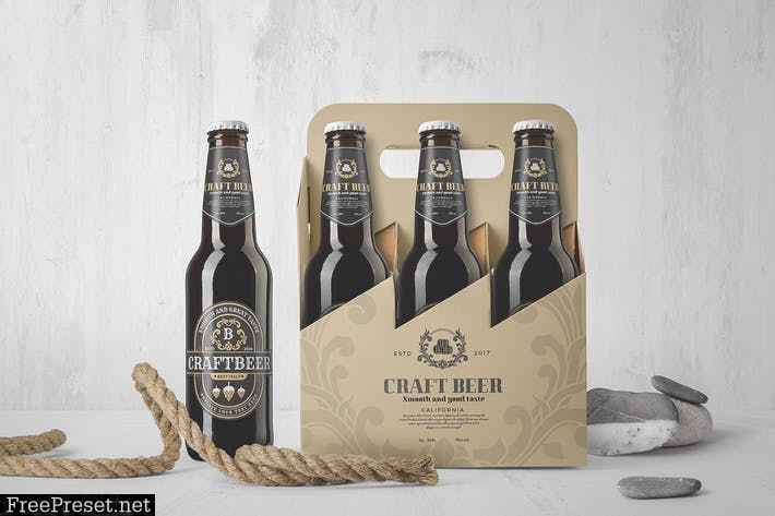 Beer Bottles Mockup 5UZTEJ