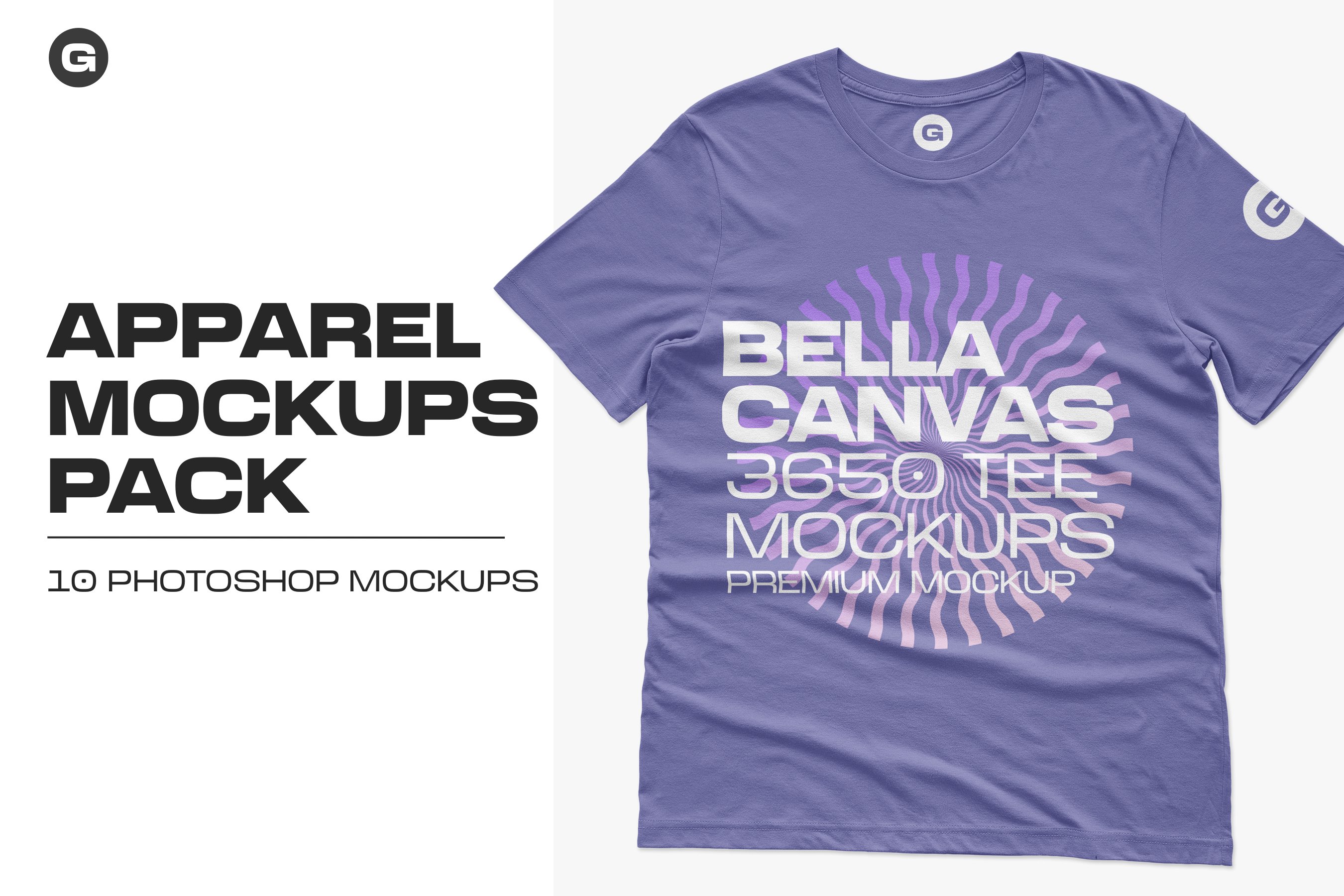 Bella 3650 Short Sleeve Tee Mockups 5959462