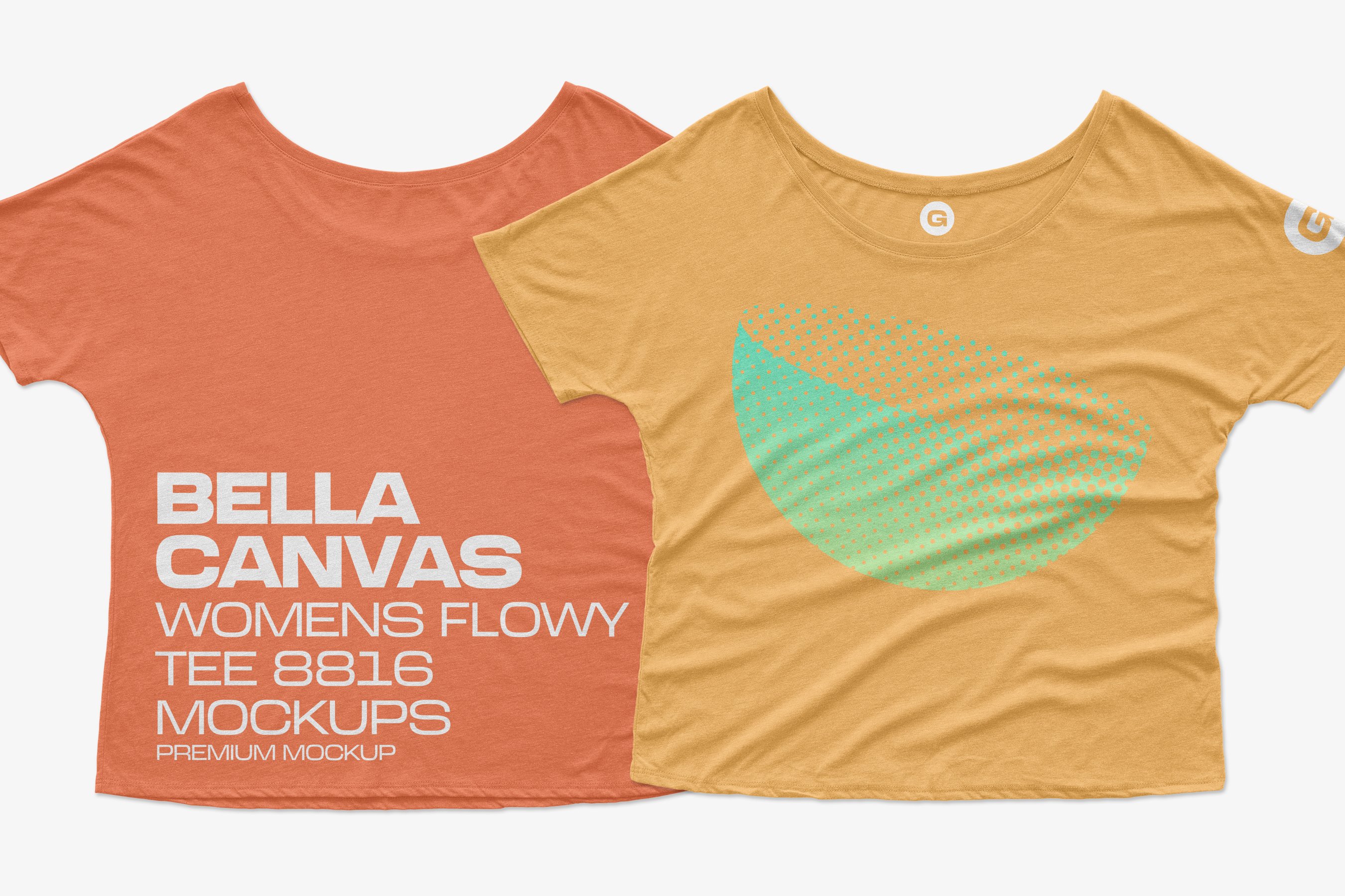 Bella Canvas Flowy Tee 8816 Mockups 5959450