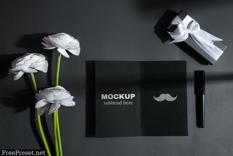 Black Business Stationary Mockups