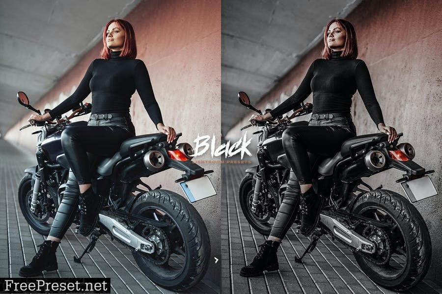 Black Lightroom Presets