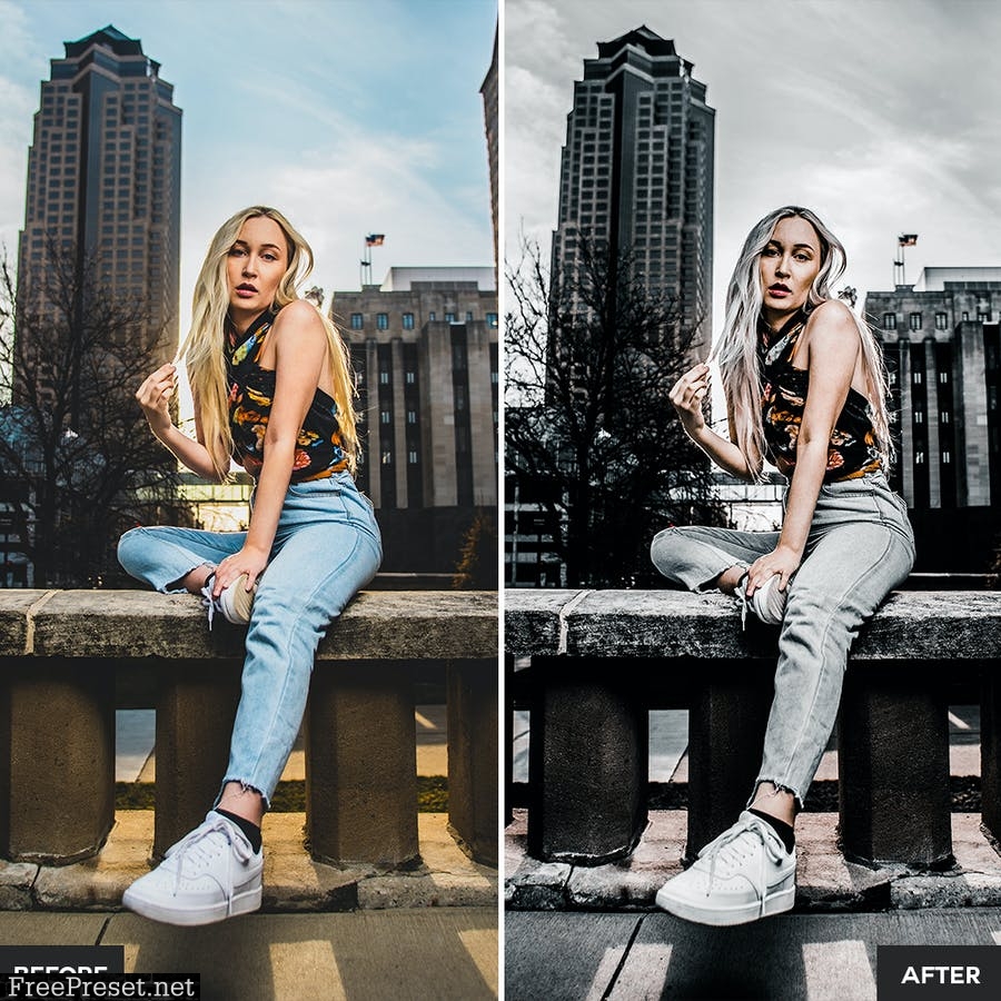 Black Tone Photoshop Actions