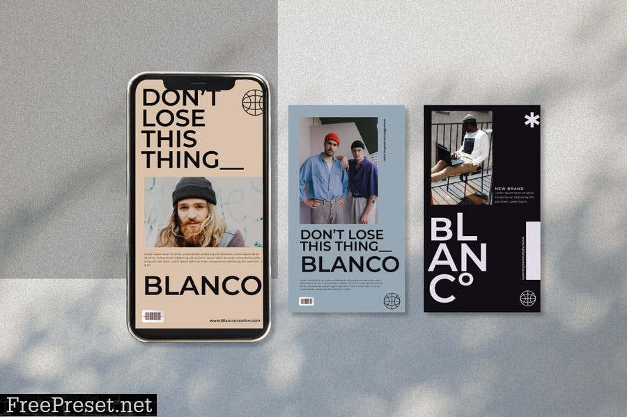 Blanco Instagram Template Vol.1 LCGZU3T