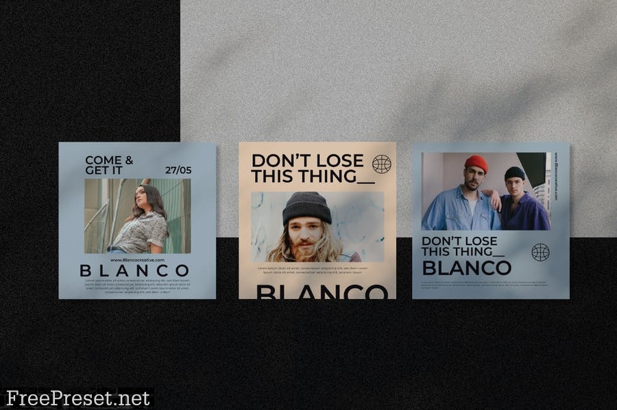 Blanco Instagram Template Vol.1 LCGZU3T