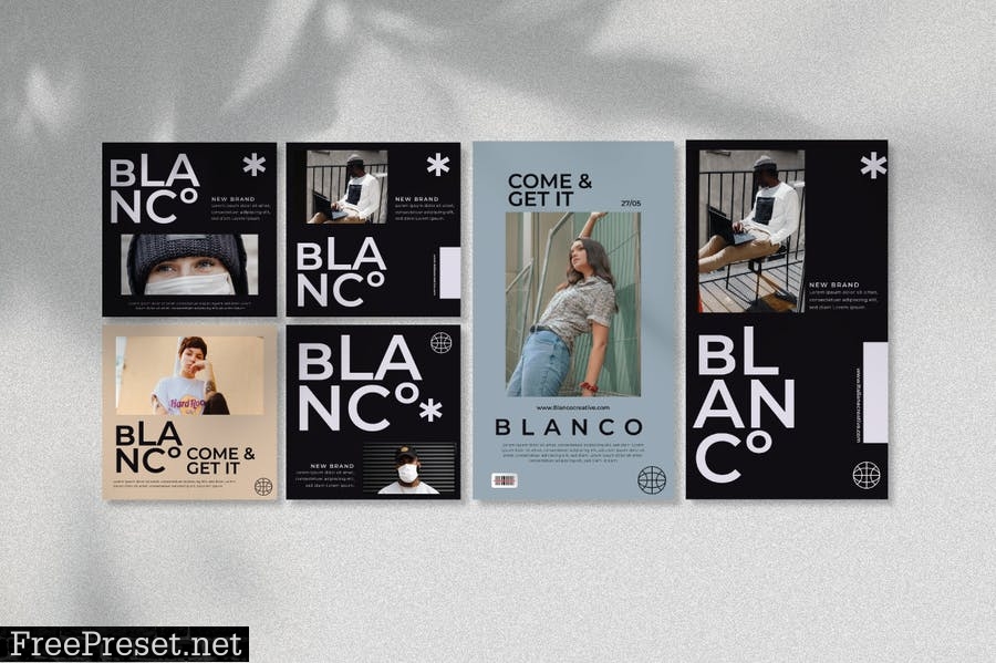 Blanco Instagram Template Vol.1 LCGZU3T