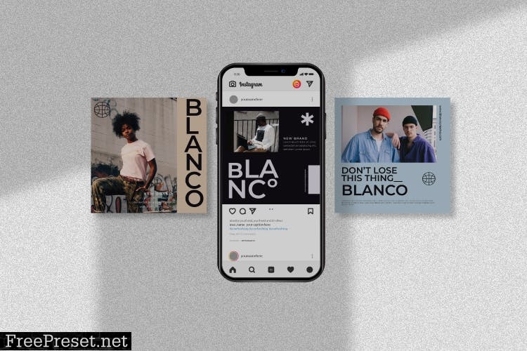 Blanco Instagram Template Vol.2 UENMATE