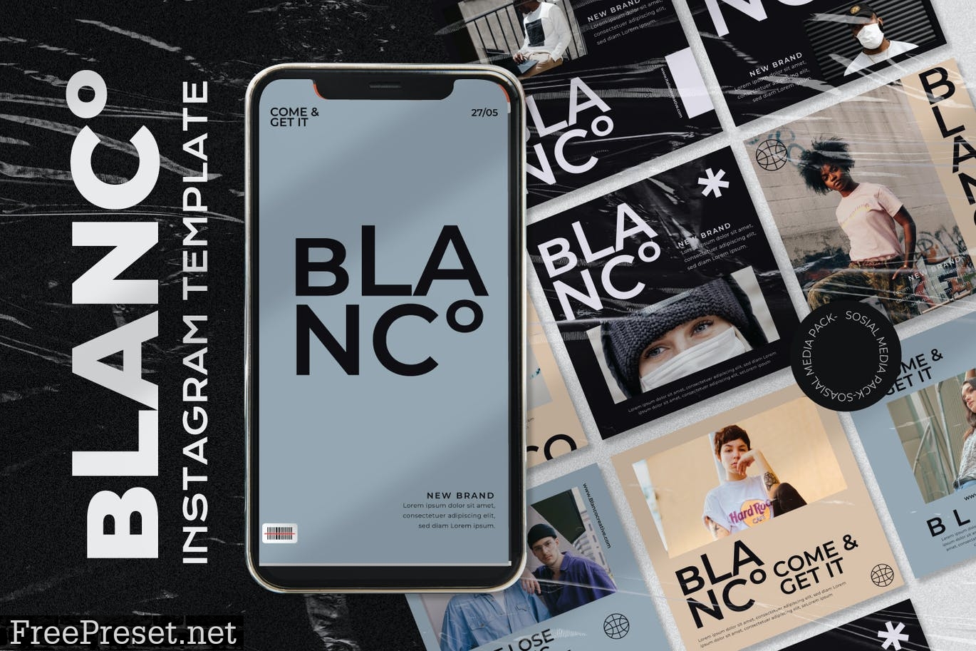 Blanco Instagram Template Vol.2 UENMATE