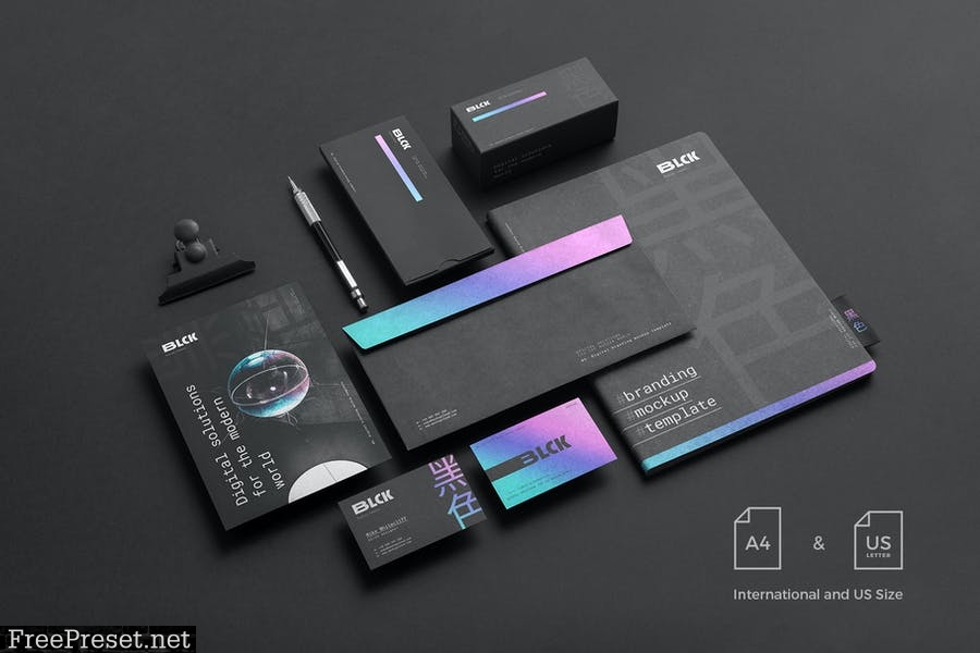 Blck Branding Mockup Kit