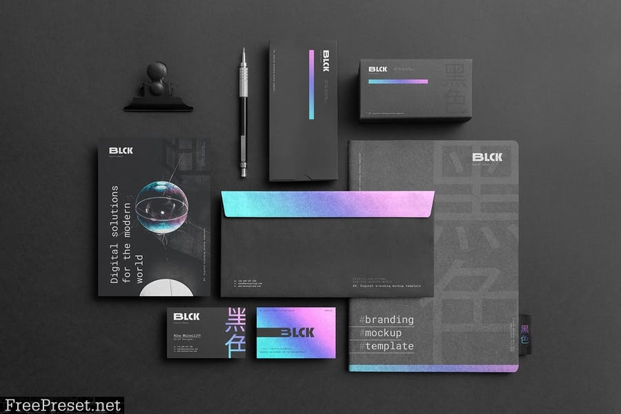 Blck Branding Mockup Kit