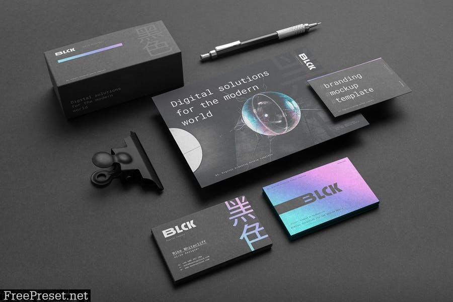 Blck Branding Mockup Kit