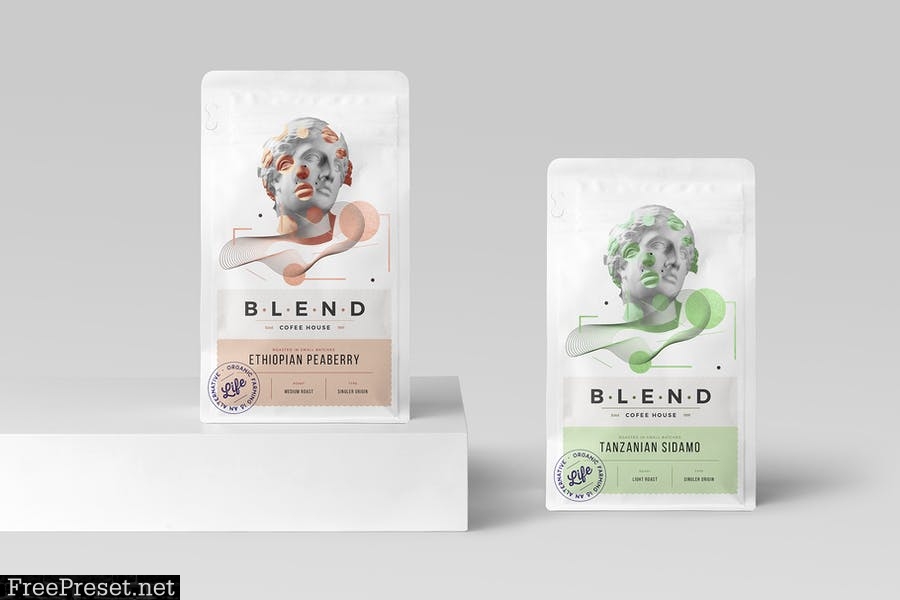 Blend - Coffeehouse Branding Mockup Vol. 1