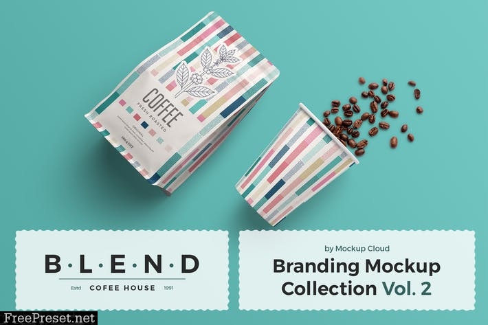 Blend - Coffeehouse Branding Mockup Vol. 2