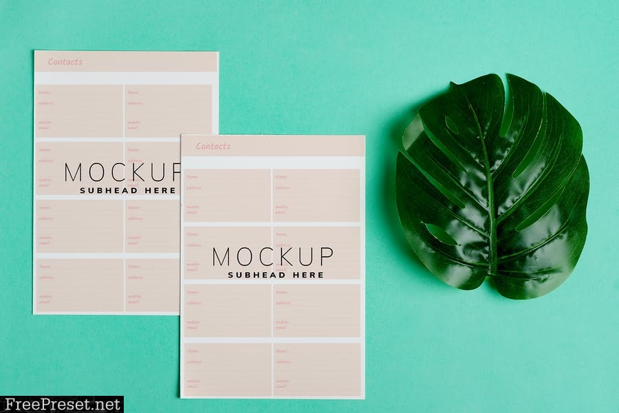 Brochures Mockup Kit 83SLL8Q