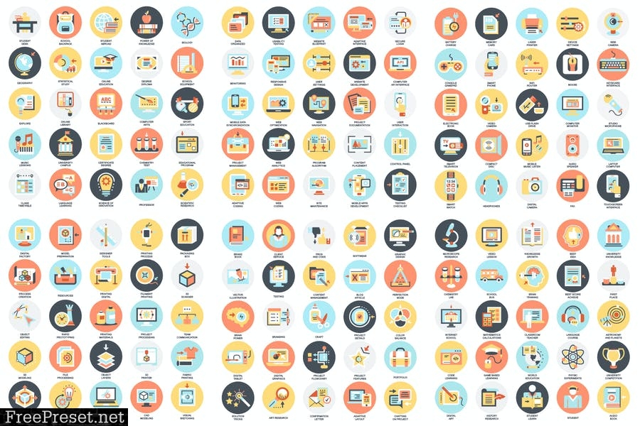 Bundle Flat Icons MB6WL2