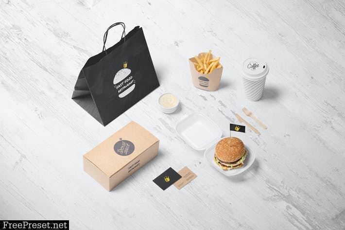 Burger Store Mockup Creator 76AY2E