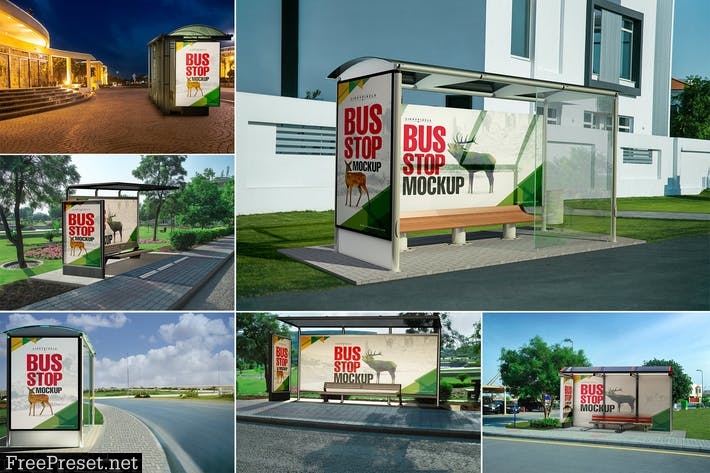 Bus Stand Mockups MS6UXM