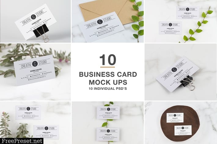 Business Card series Mock Up