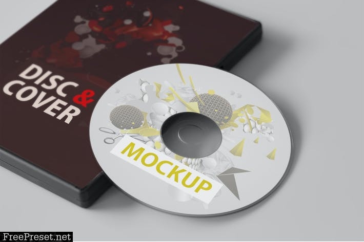 CD/DVD Disc & Cover Mockups TTZBXY