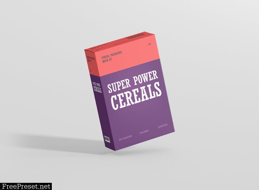 Cereals Box Mockup