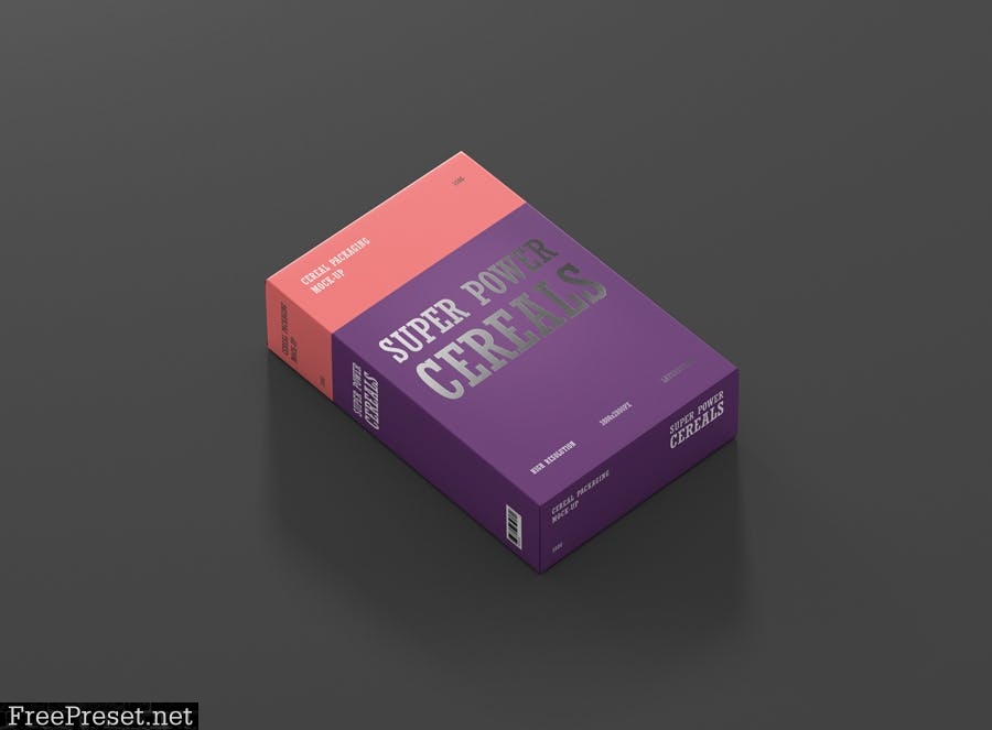 Cereals Box Mockup