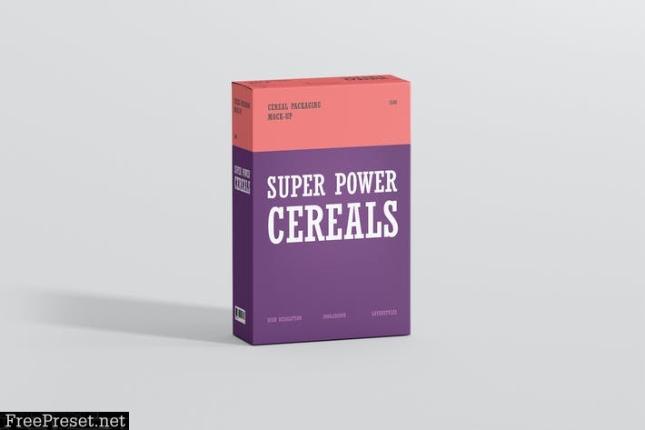 Cereals Box Mockup