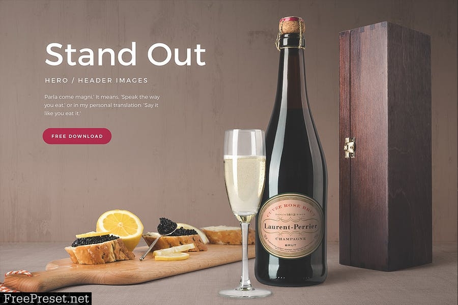 Champagne Bottles Mockups