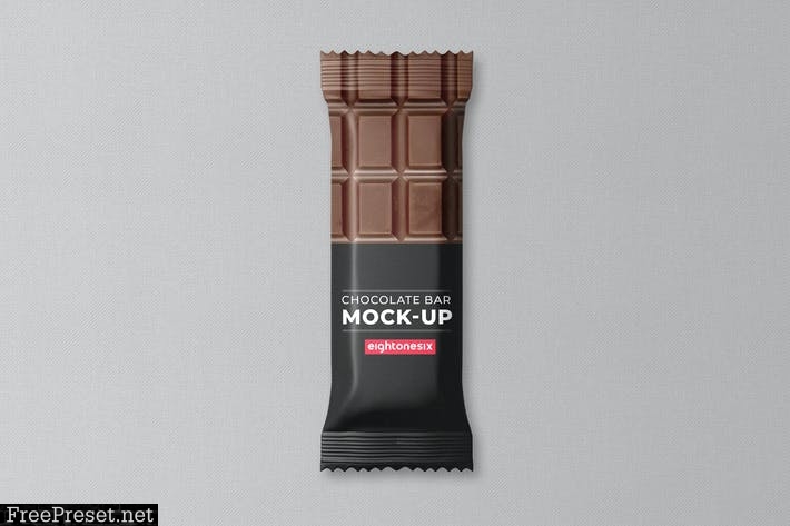 Chocolate Bar Mock-Up Template