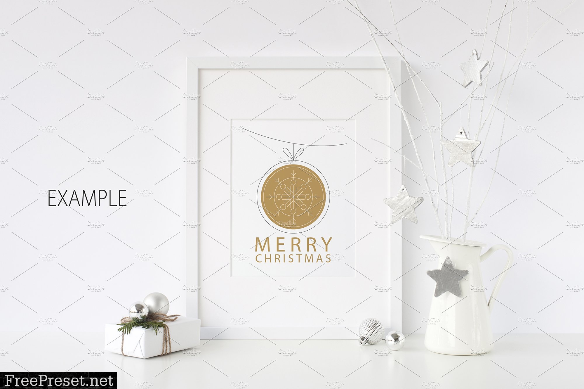 Christmas Scandinavian Mockup Bundle 3061296