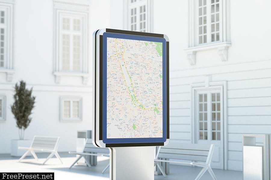 City Light Board Mockup