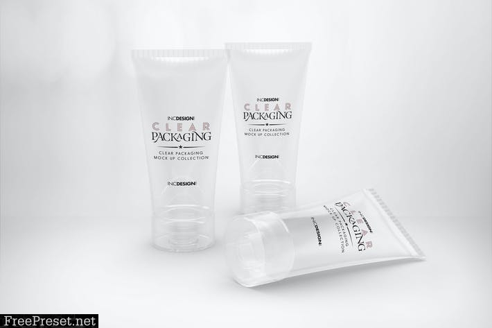 Clear Cosmetic Tube Mockups 7JY5E5