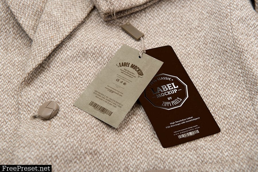 Clothing Label Mockups H26W6Y