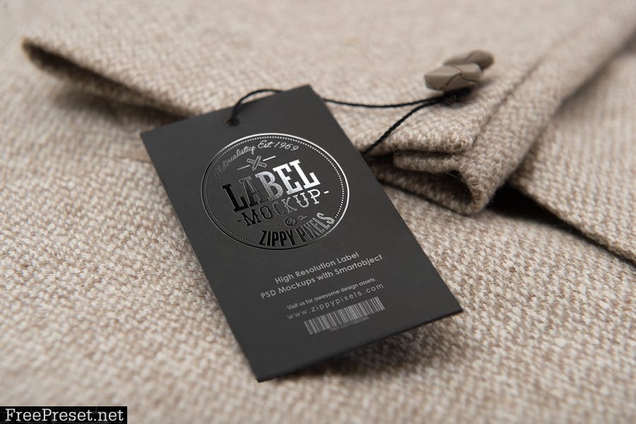 Clothing Label Mockups H26W6Y