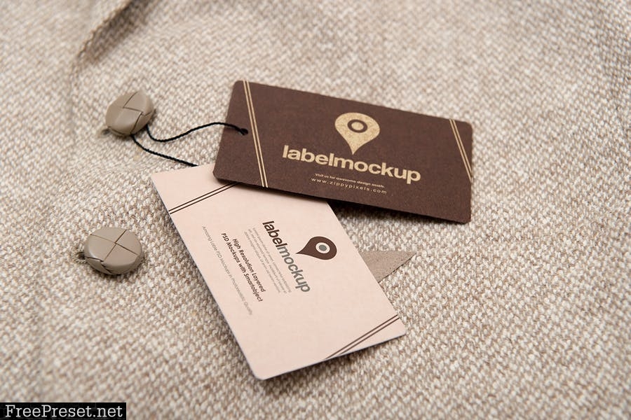 Clothing Label Mockups H26W6Y