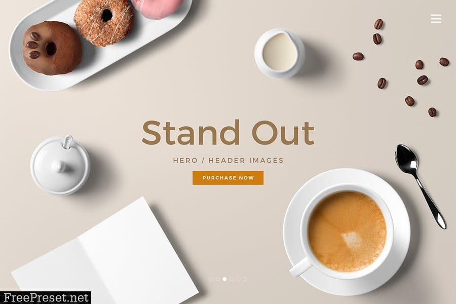 Coffee Branding Mockup 58PD3L