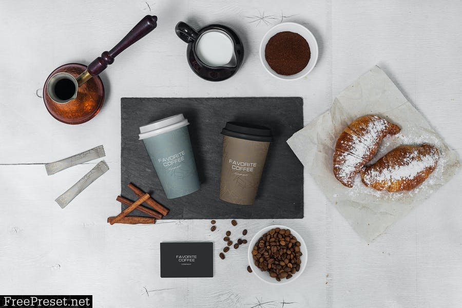 Coffee Mock-Up's Craft Style