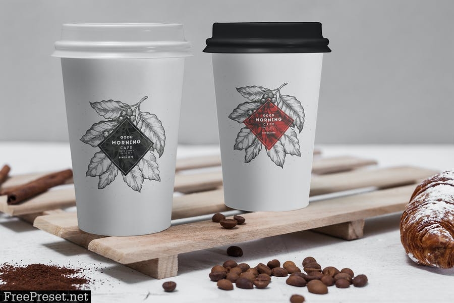 Coffee Mock-Up's Craft Style