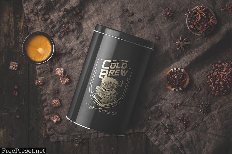 Coffee Packaging Mockup SDECYW