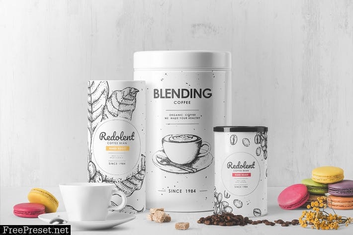 Coffee Packaging Mockup SDECYW