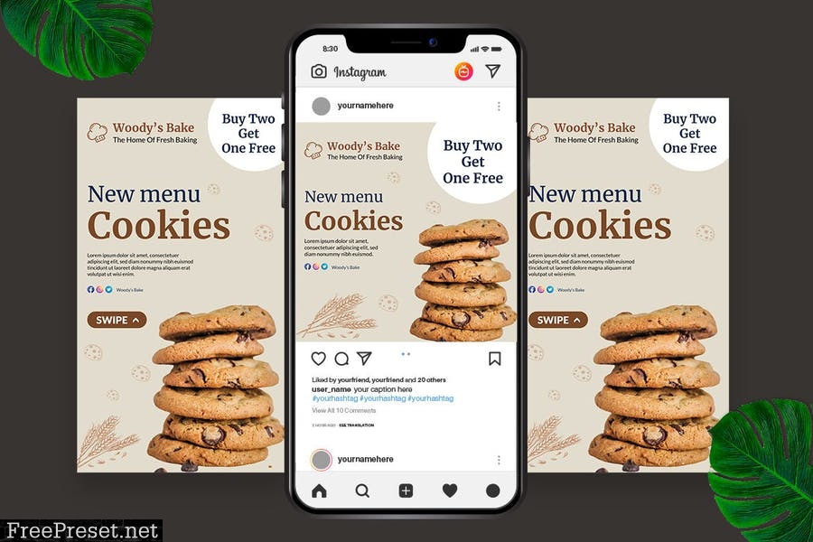 Cookies Instagram Post Story 4TKE499
