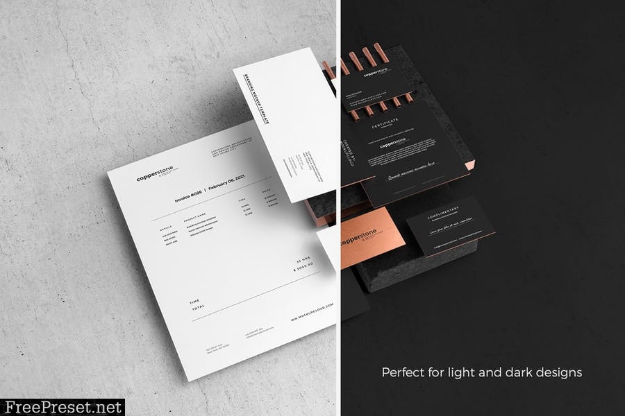 Copperstone Branding Mockup Vol. 3