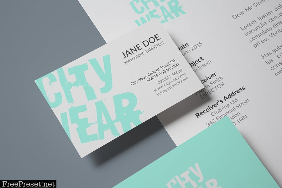 Corporate Branding / Identity Mock-up NTEJHB