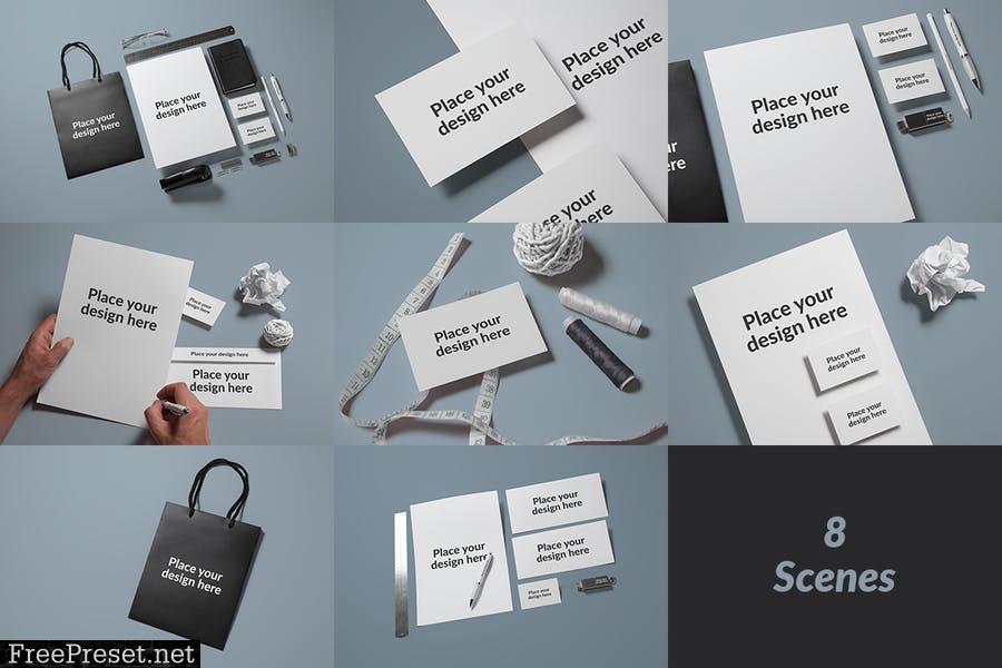 Corporate Branding / Identity Mock-up NTEJHB