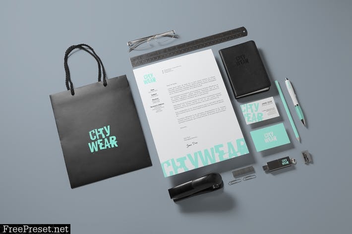 Corporate Branding / Identity Mock-up NTEJHB