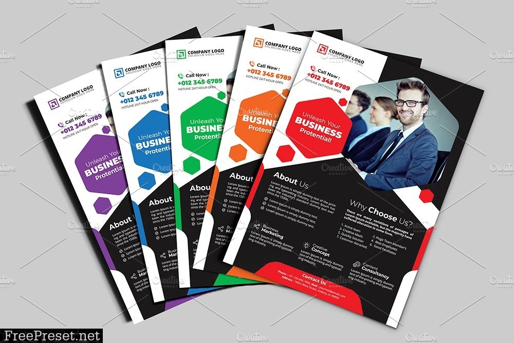 Corporate Business Flyers Bundle 3039310