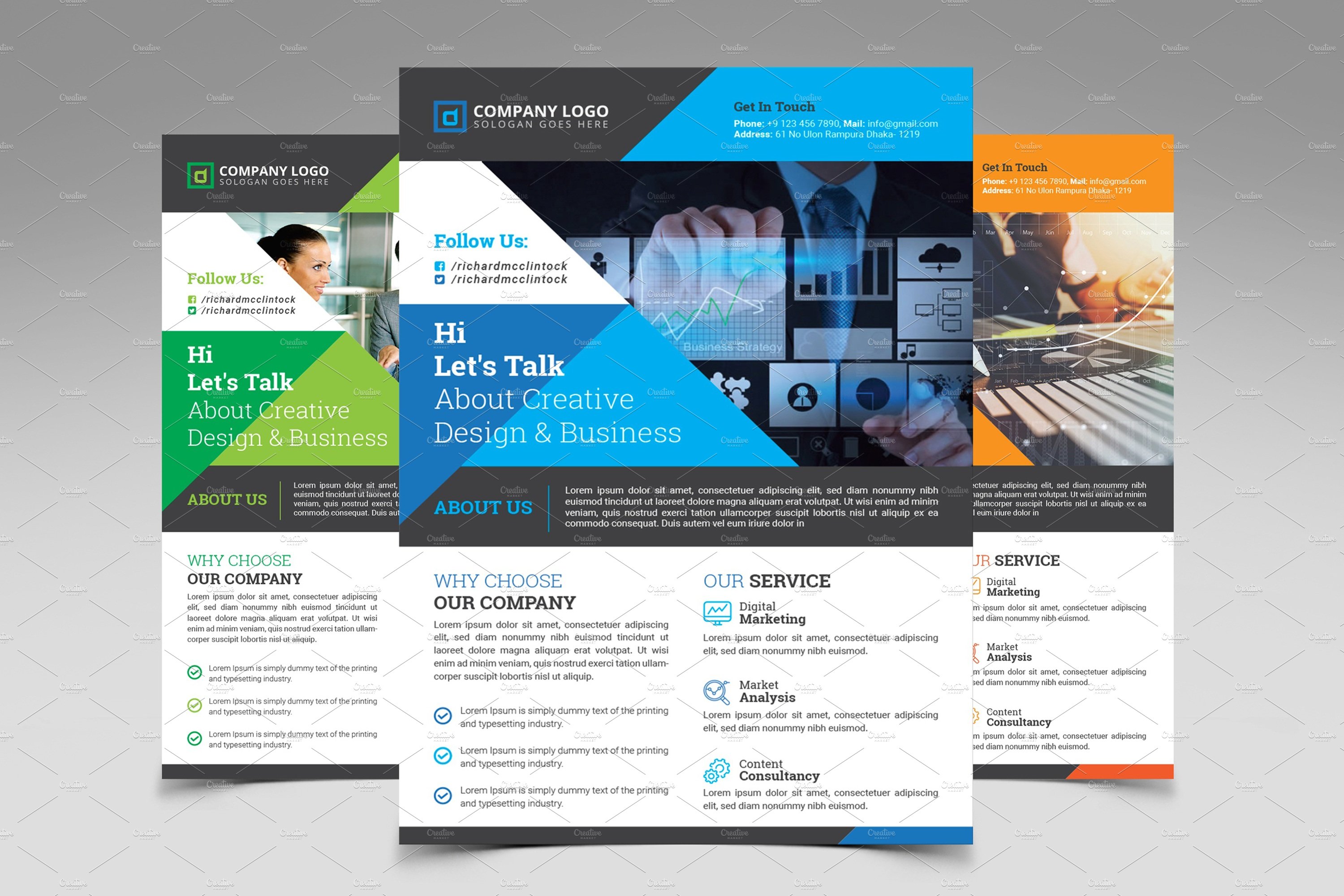 Corporate Business Flyers Bundle 3039310