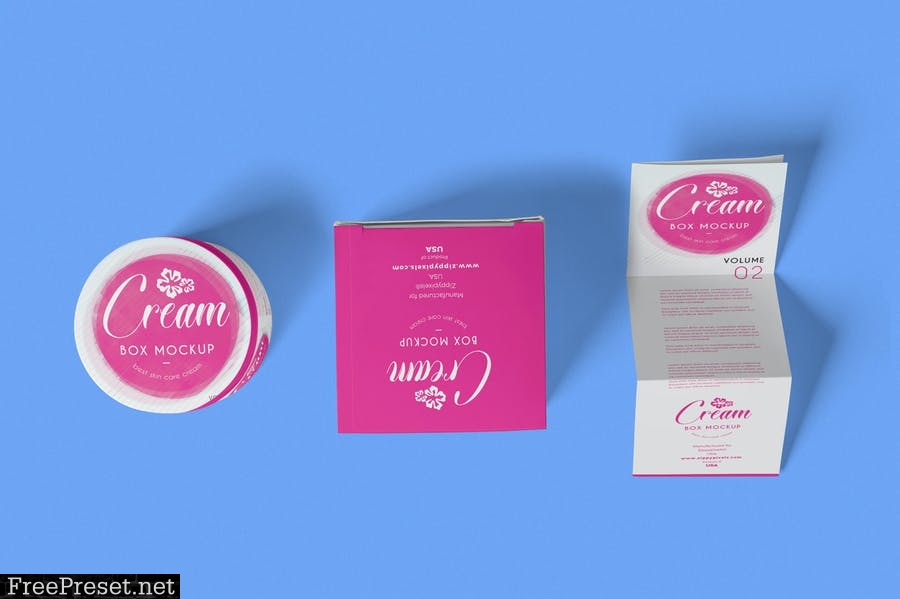 Cosmetic Cream Mockups DDWS33